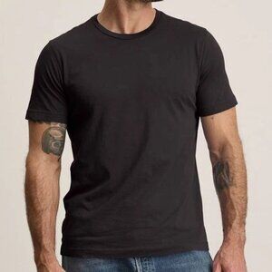 Velvet by Graham & Spencer Mens Howard SS Crew Tee Shirt in Black XXL
